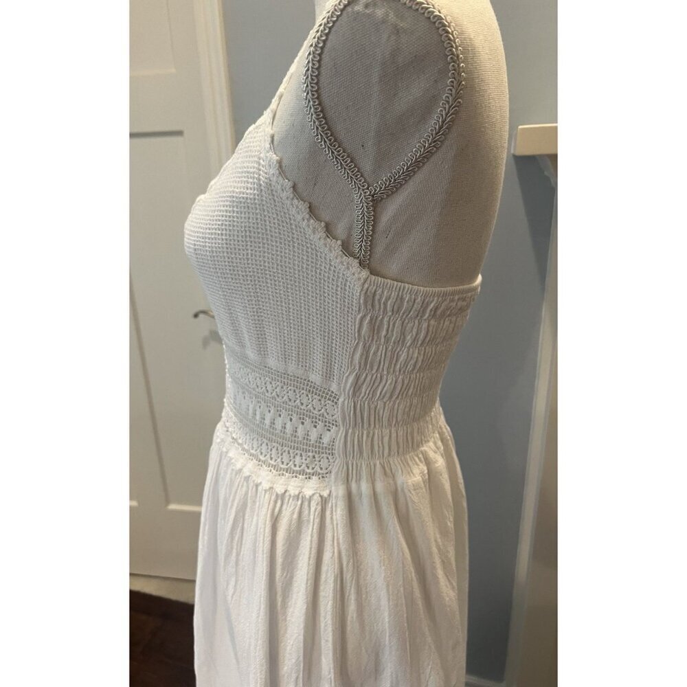 Seaspice Resort Wear Arabella Panel High Split Midi Dress M Peruvian Cotton EUC - Picture 10 of 16
